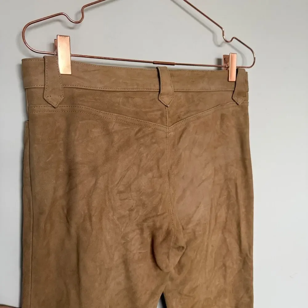 Vintage Ralph Lauren Womens Genuine Leather Pants 6 Western Luxury Equestrian
